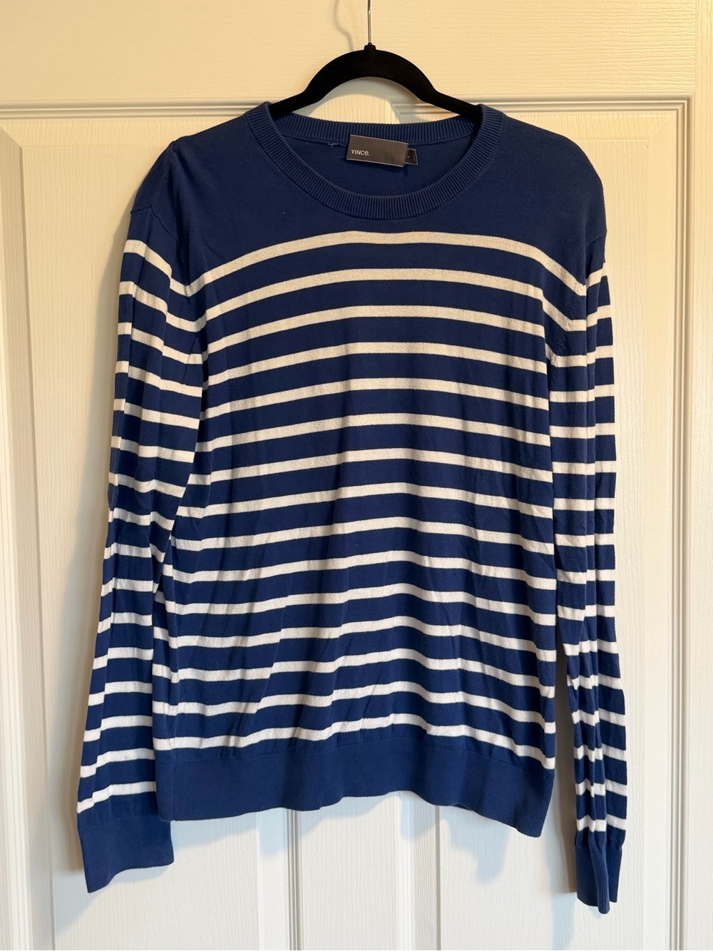Vince Striped Crewneck Sweater